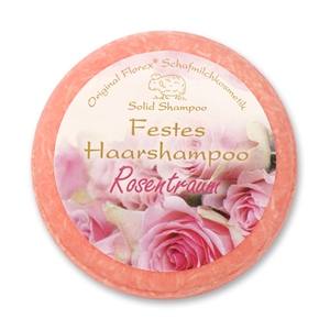 Festes Haarshampoo Rosentraum