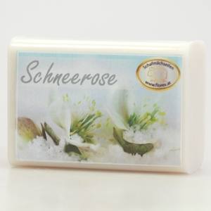 Schafmilchseife Schneerose verpackt